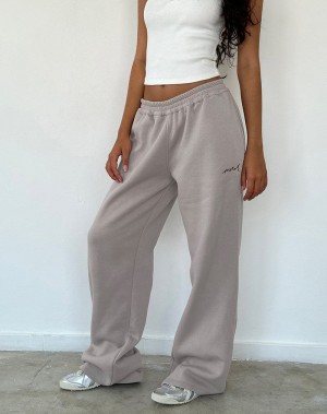 Motel Rocks Loose Women's Joggers Light Brown | DLC2453VE