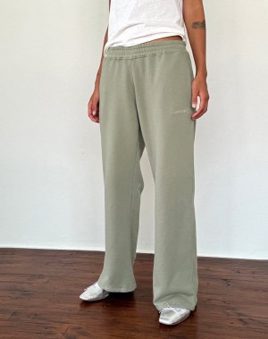 Motel Rocks Loose Women's Joggers White | HEX1740LI