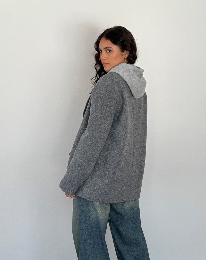 Motel Rocks Binaiya Oversized Women's Blazers Grey | YJG1899NG