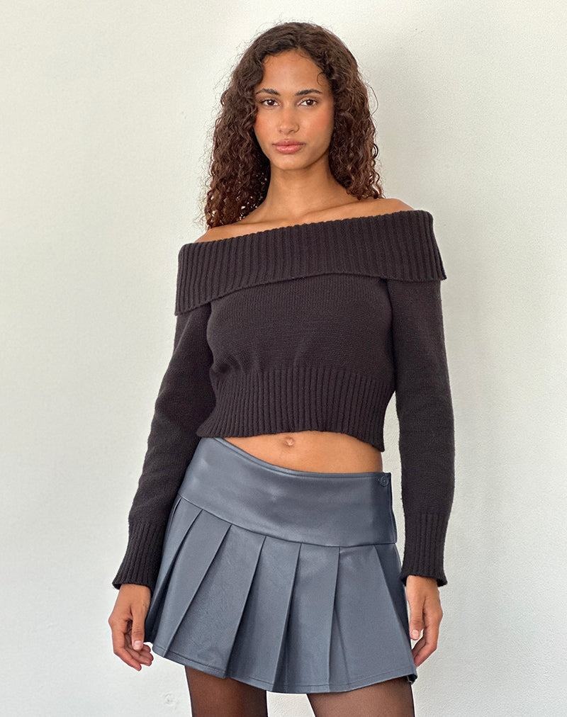 Motel Rocks Casini Pleated Micro Women's Skirts Grey | ZST8712UV