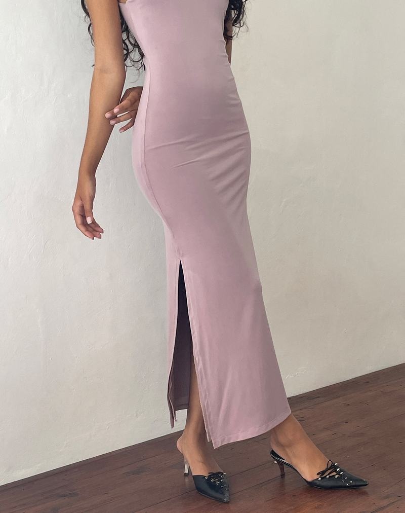 Motel Rocks Flo Women's Maxi Dress Light Purple | OWA4838HL