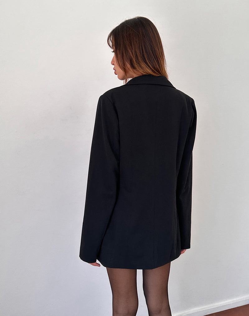 Motel Rocks Malana Slim Fit Women's Blazers Black | NBL5728IV